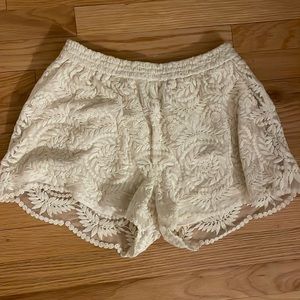 Francesca’s Collection Lace Shorts